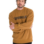 Polerón Unisex Caterpillar Logo Crewneck Café Cat