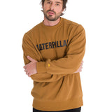 Polerón Unisex Caterpillar Logo Crewneck Café Cat