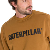 Polerón Unisex Caterpillar Logo Crewneck Café Cat