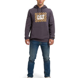 Polerón Manga Larga Unisex Graphic Pullover Hoodie Gris Oscuro Cat