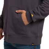 Polerón Manga Larga Unisex Graphic Pullover Hoodie Gris Oscuro Cat