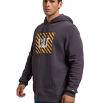 Polerón Manga Larga Unisex Graphic Pullover Hoodie Gris Oscuro Cat