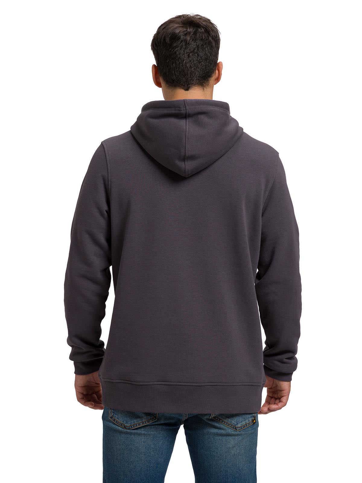 Polerón Manga Larga Unisex Graphic Pullover Hoodie Gris Oscuro Cat