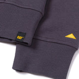 Polerón Manga Larga Unisex Graphic Pullover Hoodie Gris Oscuro Cat