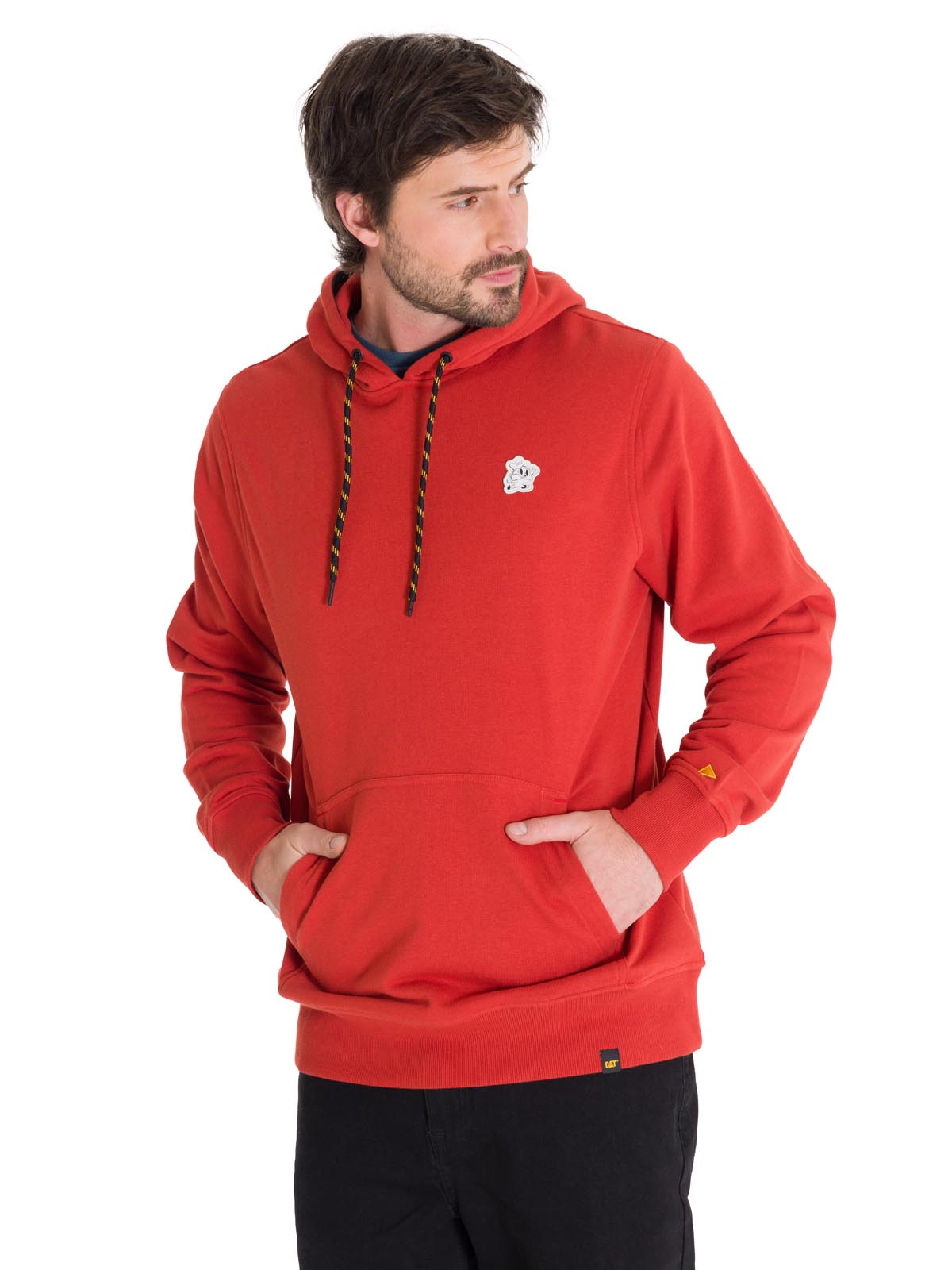Polerón Manga Larga Unisex PREMIUM GRAPHIC PULLOVER Rojo Cat