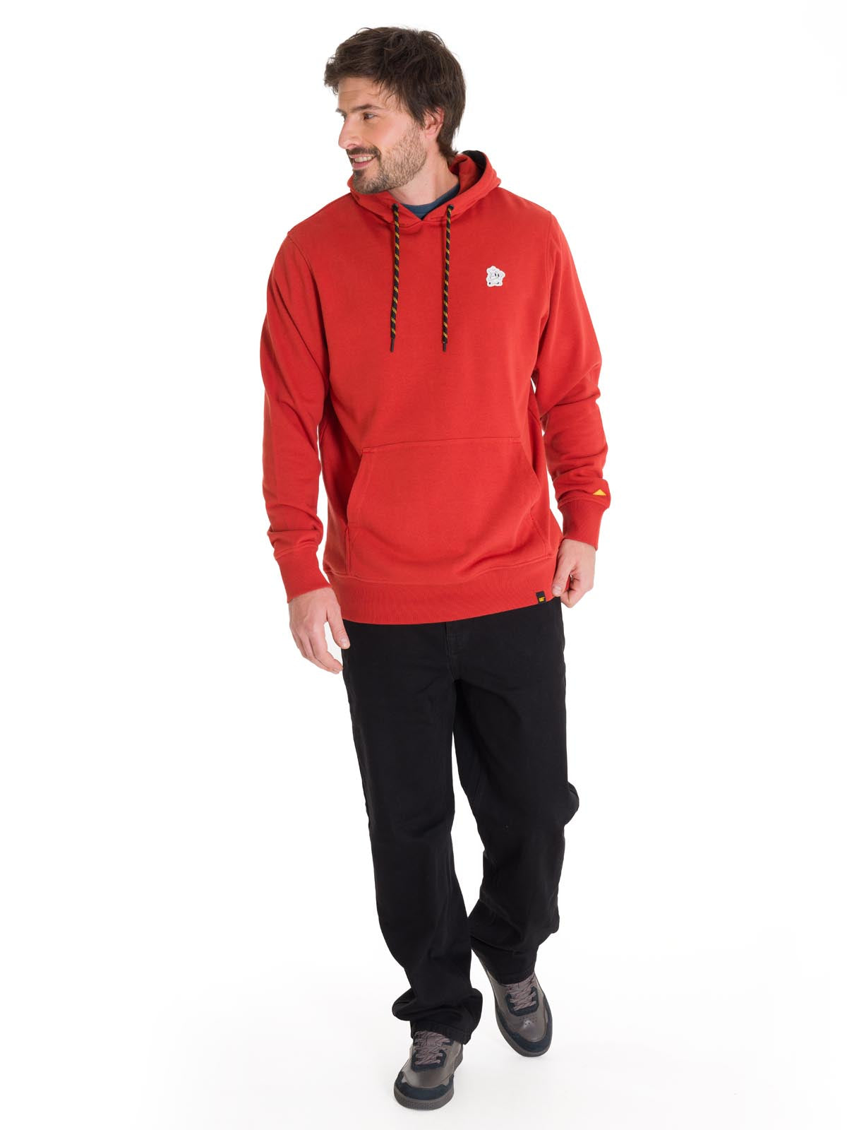 Polerón Manga Larga Unisex PREMIUM GRAPHIC PULLOVER Rojo Cat