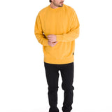 Polerón Manga Larga Hombre PREMIUM WASH CREW NECK Amarillo Cat