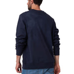 Polerón Crewneck Hombre Graphic Fleece Azul Oscuro Cat