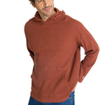 Polerón Con Gorro Hombre Waffle-Knit Terracota CAT