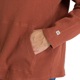 Polerón Con Gorro Hombre Waffle-Knit Terracota CAT