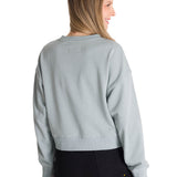 Polerón Crewneck Mujer Relaxed French Terry Celeste CAT