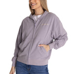 Polerón Crewneck Mujer Relaxed French Terry Lila CAT