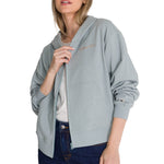 Polerón Crewneck Mujer Relaxed French Terry Celeste CAT