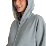 Polerón Crewneck Mujer Relaxed French Terry Celeste CAT