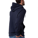 Polerón Con Gorro Hombre CAT Patch Full Zip Azul Oscuro Cat