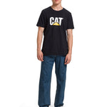 Jeans Recto Hombre Rigid Denim Straight Azul Marino Cat