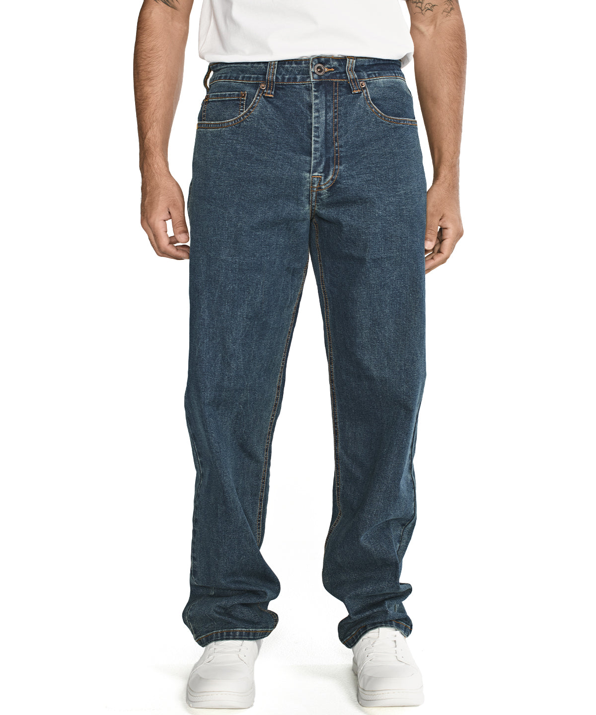 Jeans Casual Hombre TRIBLEND STRETCH DENIM ORIGINAL AZUL CAT