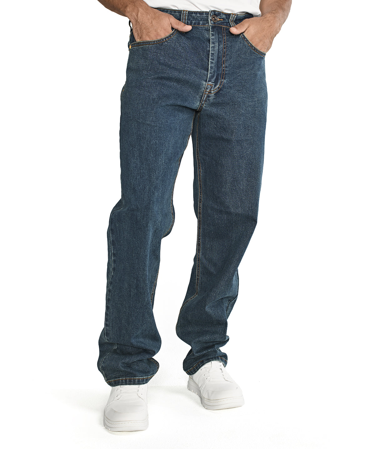 Jeans Casual Hombre TRIBLEND STRETCH DENIM ORIGINAL AZUL CAT