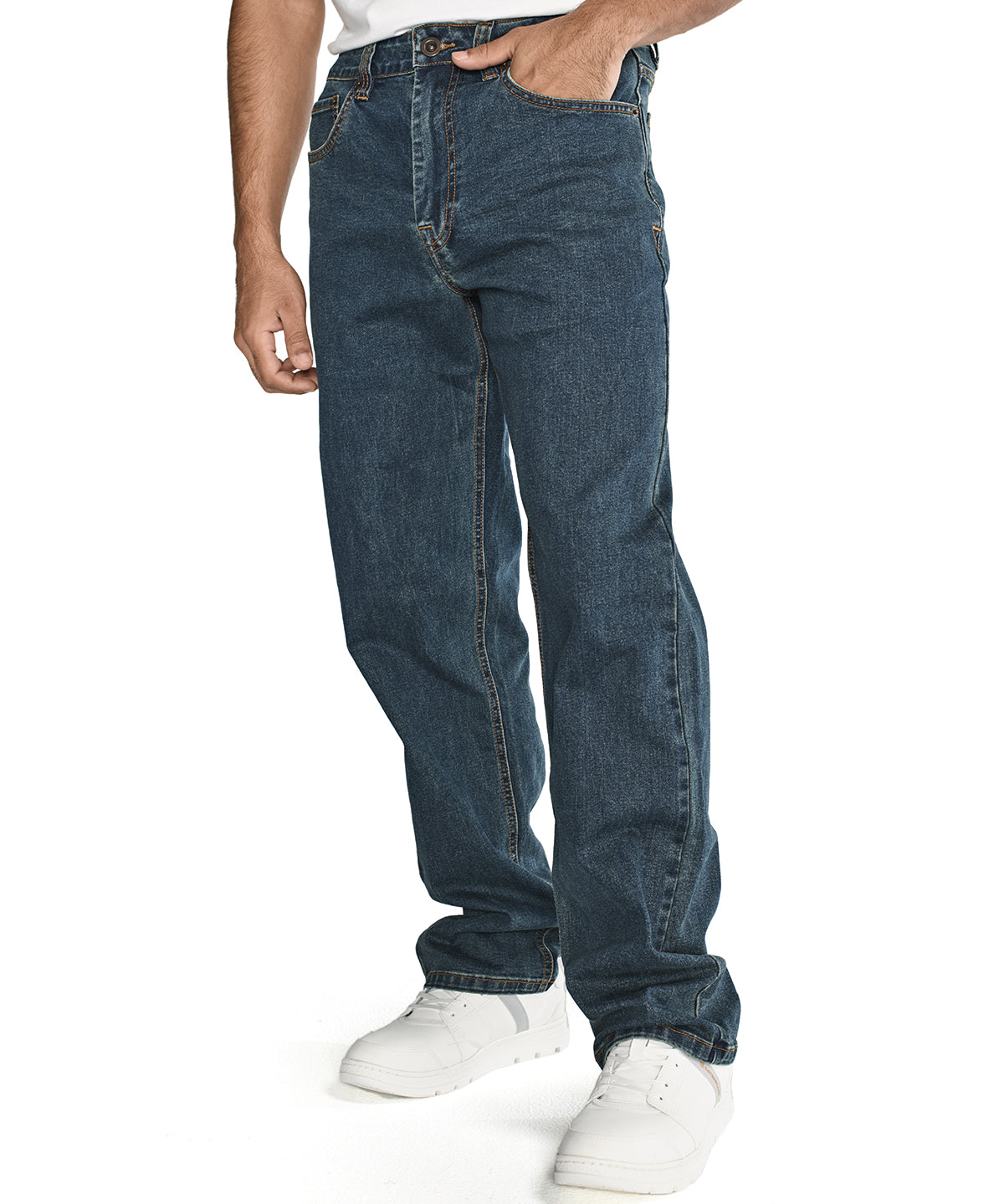 Jeans Casual Hombre TRIBLEND STRETCH DENIM ORIGINAL AZUL CAT