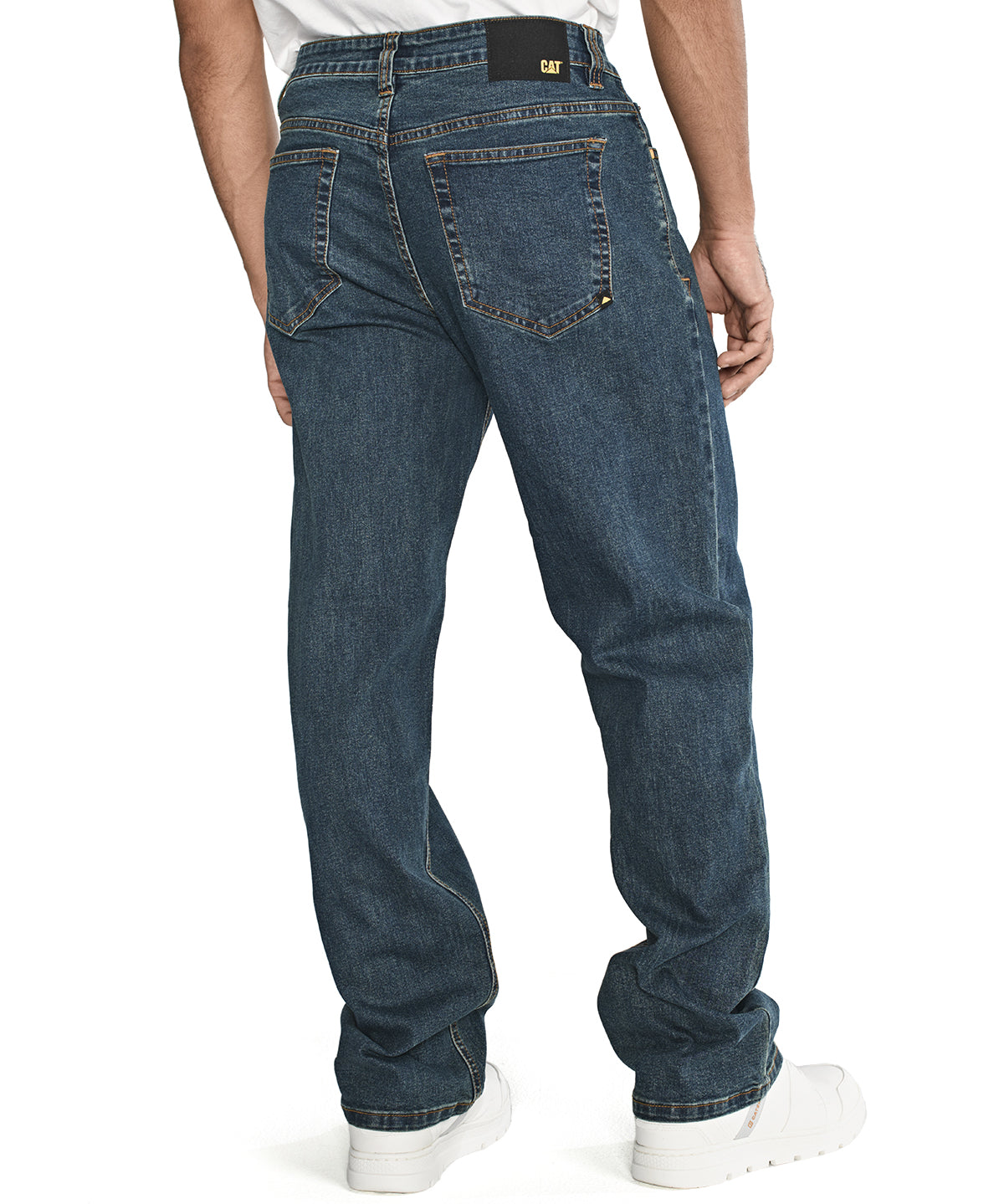 Jeans Casual Hombre TRIBLEND STRETCH DENIM ORIGINAL AZUL CAT