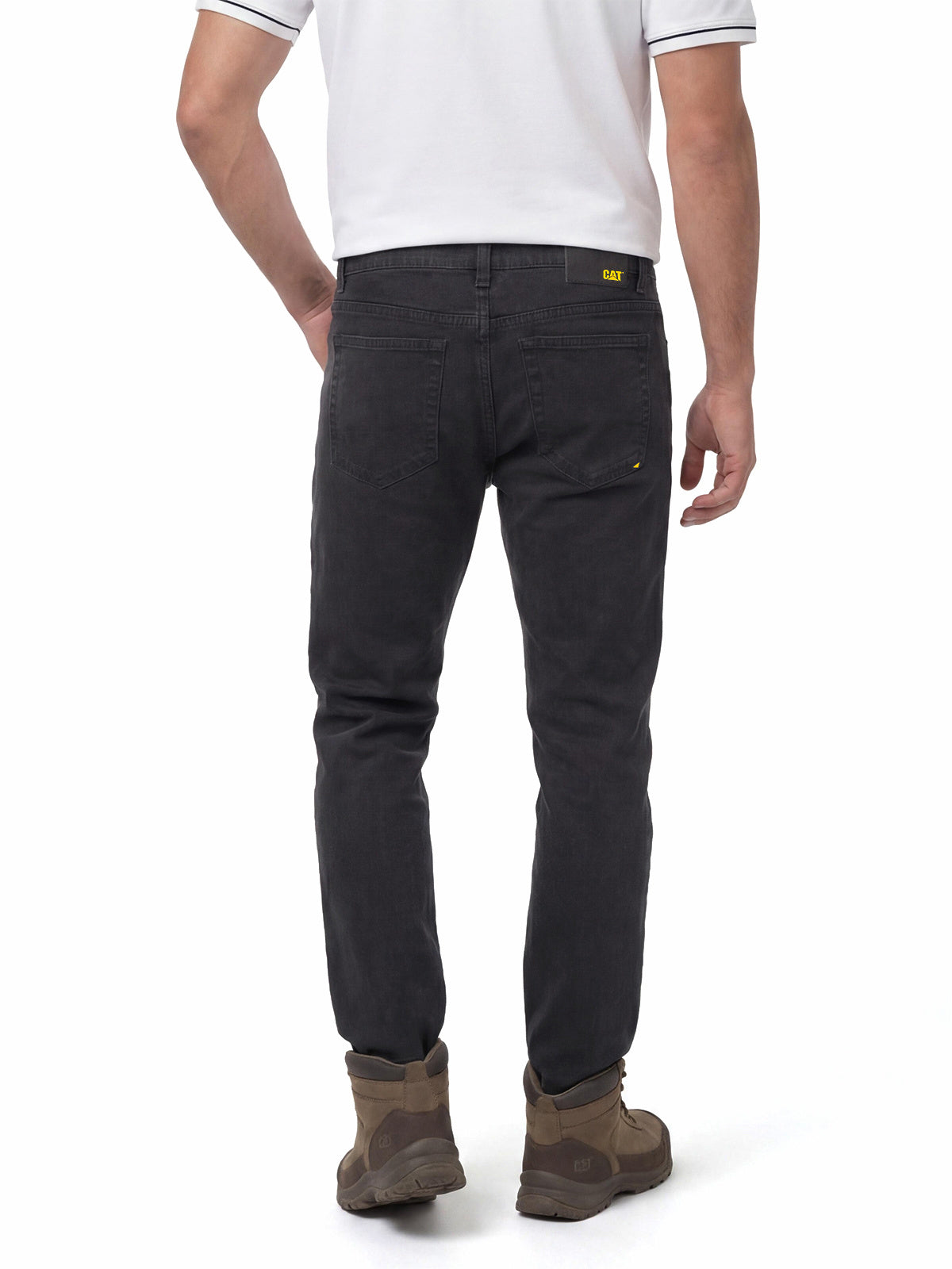 Jeans Hombre Triblend Stretch Denim Skinny Negro Cat