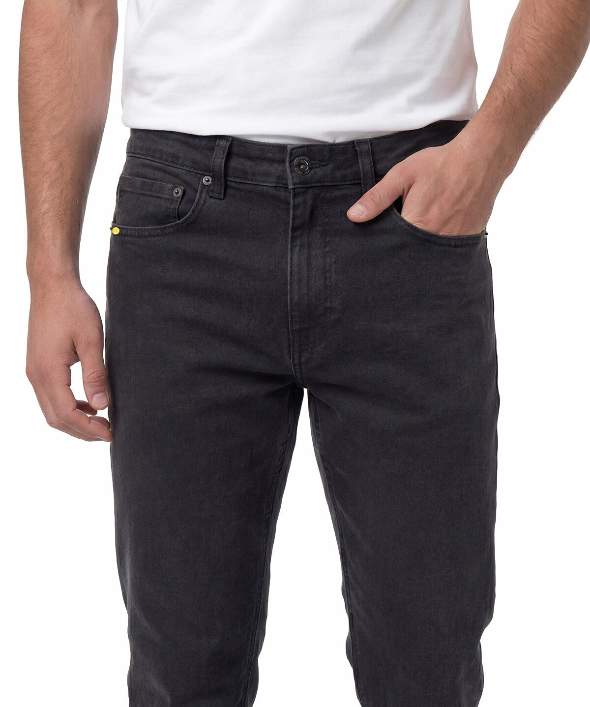 Jeans Hombre Triblend Stretch Denim Skinny Negro Cat