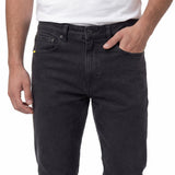 Jeans Hombre Triblend Stretch Denim Skinny Negro Cat