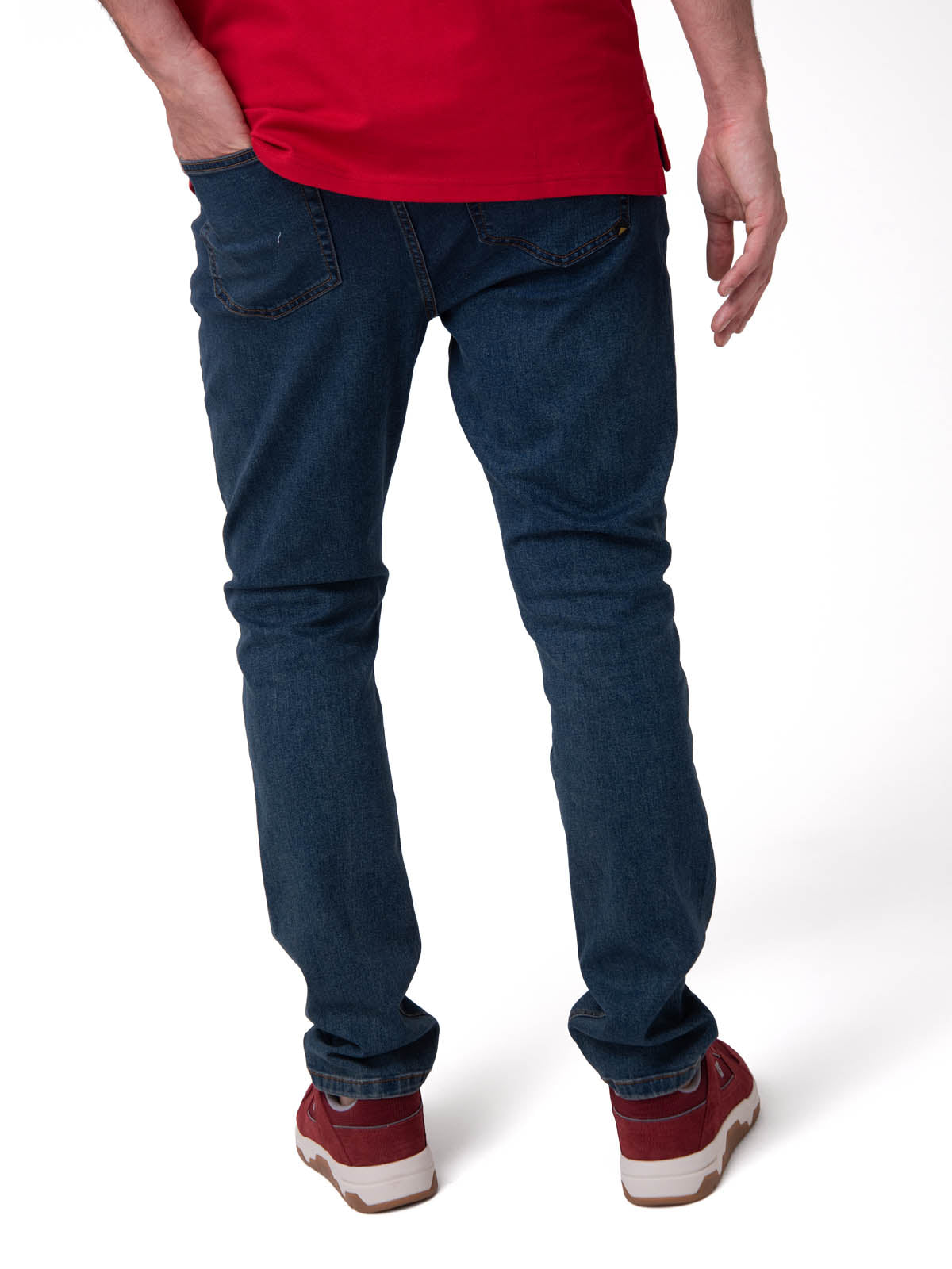 Jeans Denim Hombre Triblend Stretch Denim Skinny Gris Cat