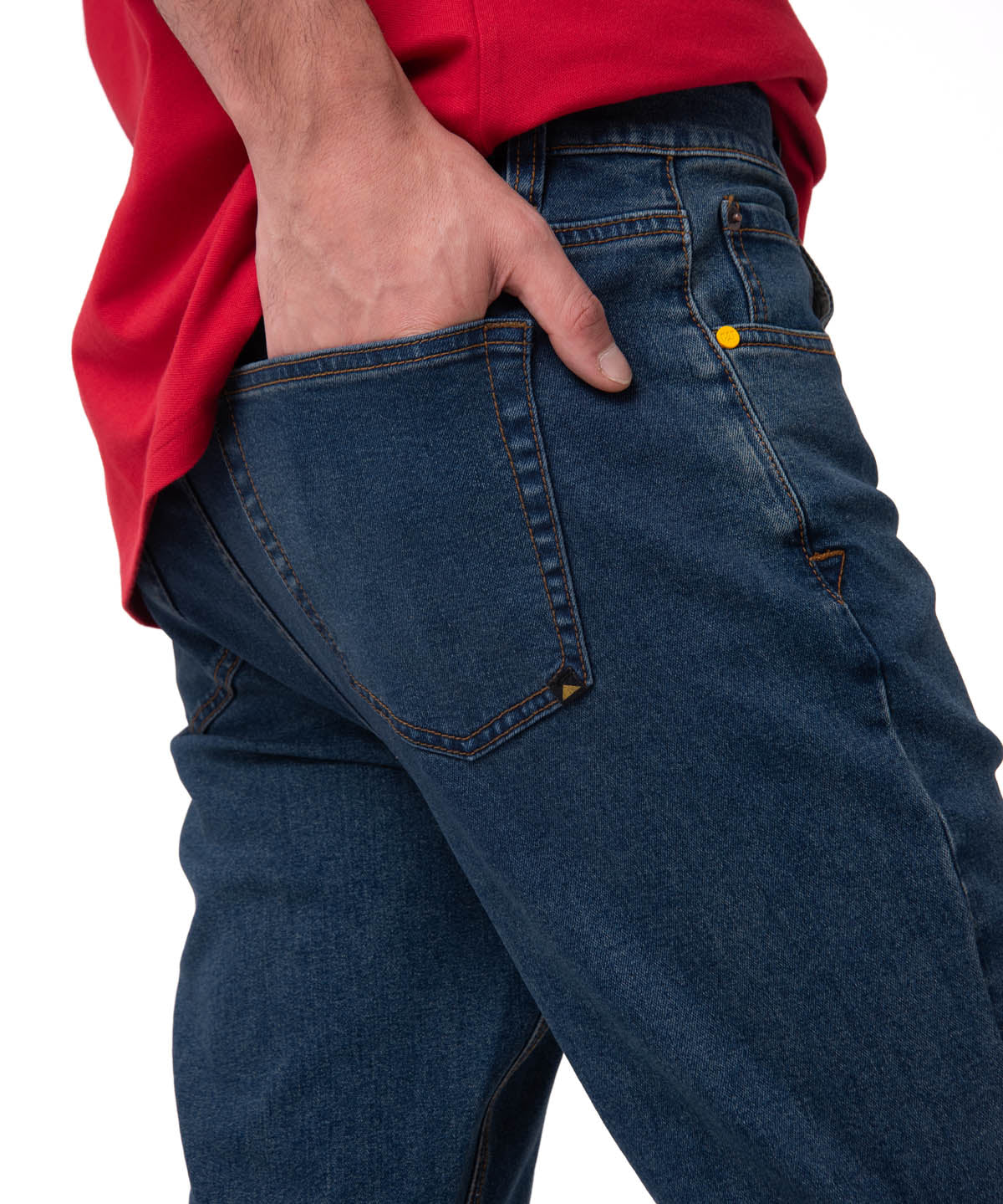 Jeans Denim Hombre Triblend Stretch Denim Skinny Gris Cat