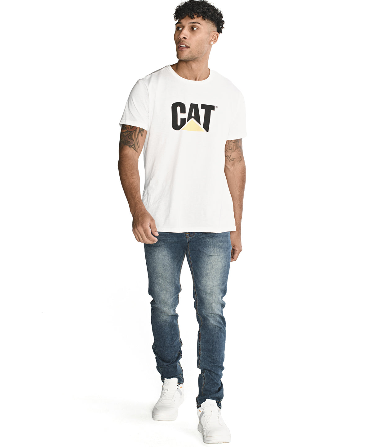 Jeans Casual Hombre TRIBLEND STRETCH DENIM SKINNY AZUL CAT