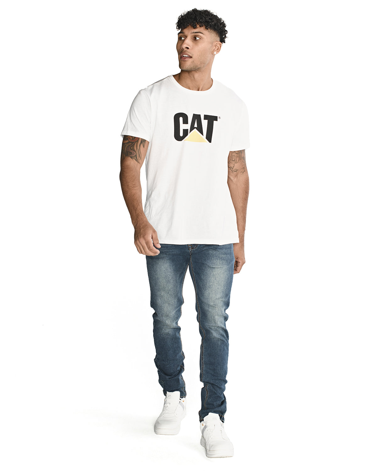 Jeans Casual Hombre TRIBLEND STRETCH DENIM SKINNY AZUL CAT