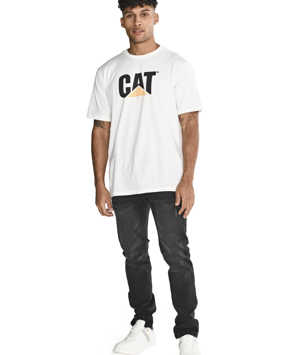 Jeans Casual Hombre Triblend Stretch Denim Skinny Gris Cat