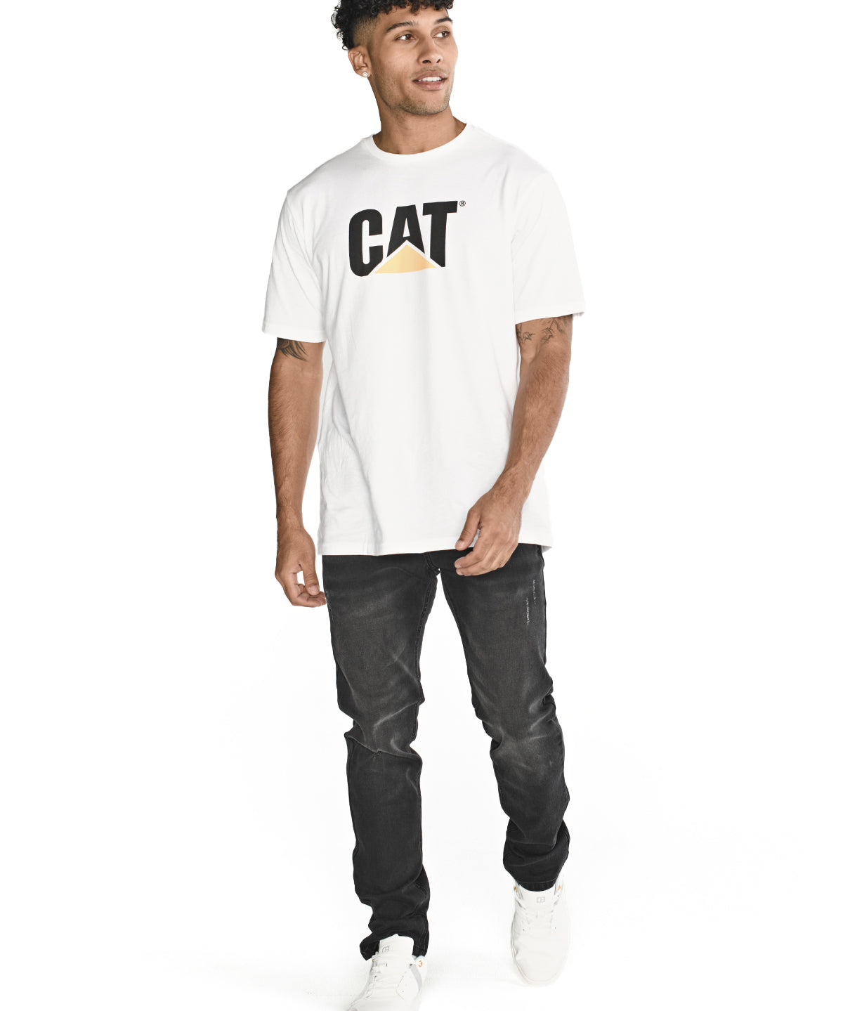 Jeans Casual Hombre Triblend Stretch Denim Skinny Gris Cat