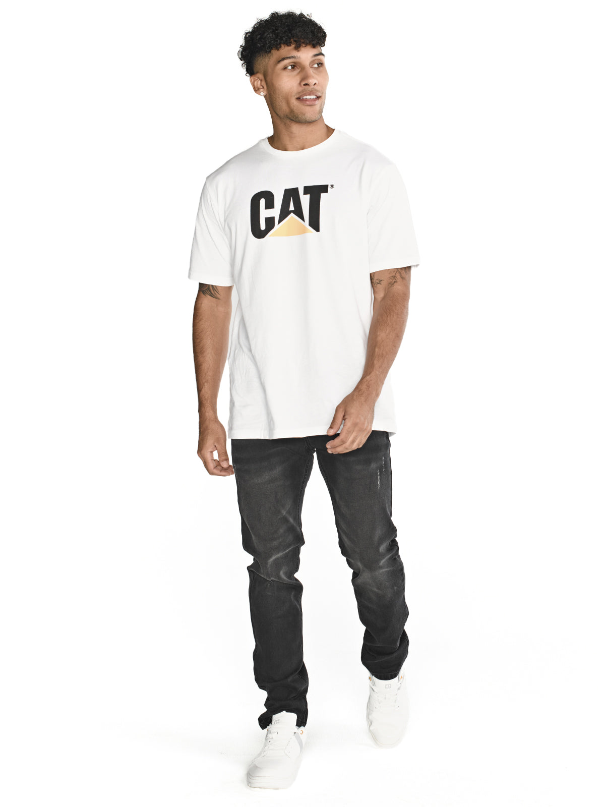 Jeans Casual Hombre Triblend Stretch Denim Skinny Gris Cat