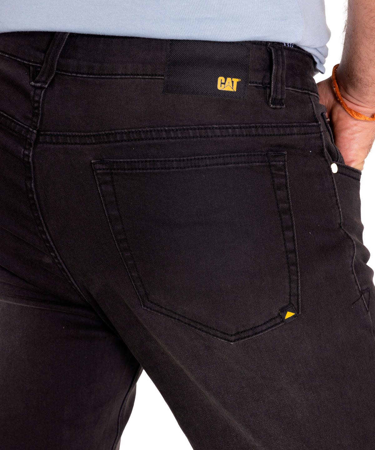 Jeans Casual Hombre Triblend Stretch Denim Slim Gris Cat