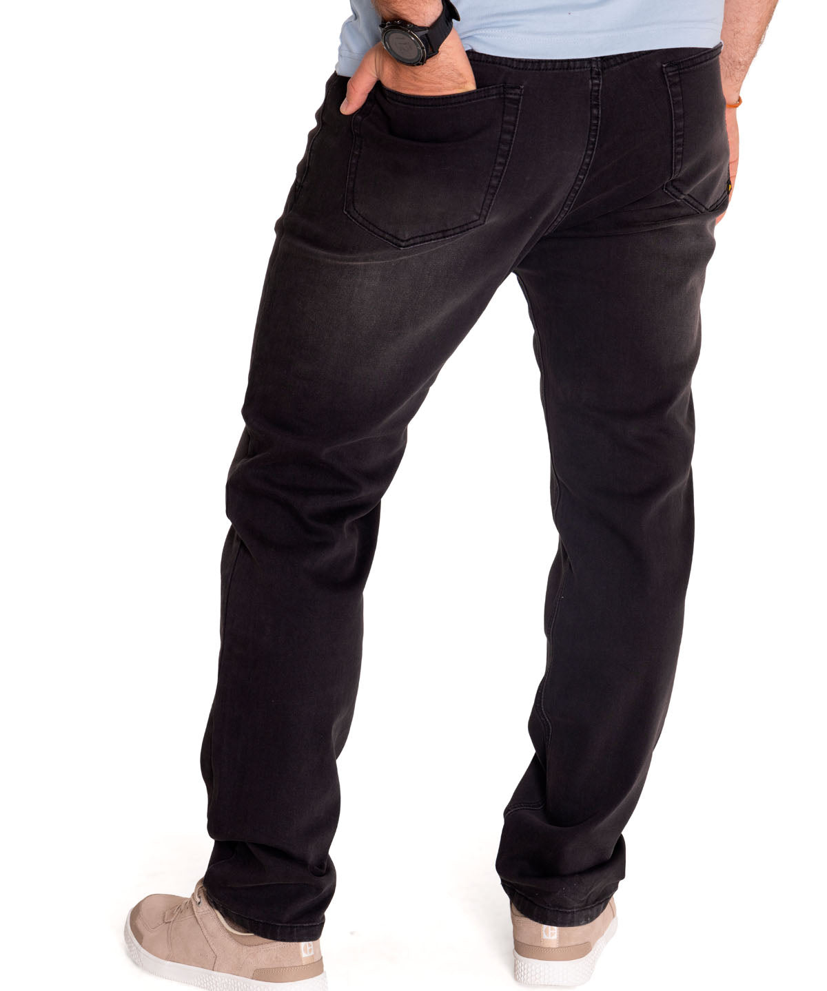 Jeans Casual Hombre Triblend Stretch Denim Slim Gris Cat