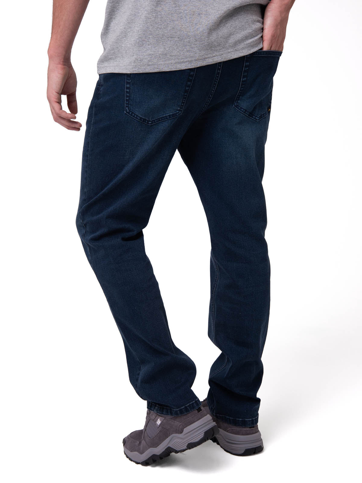 Jeans Slim Hombre Triblend Stretch Azul Oscuro Cat