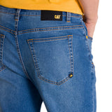 Jeans Stretch Hombre Denim Slim Azul CAT