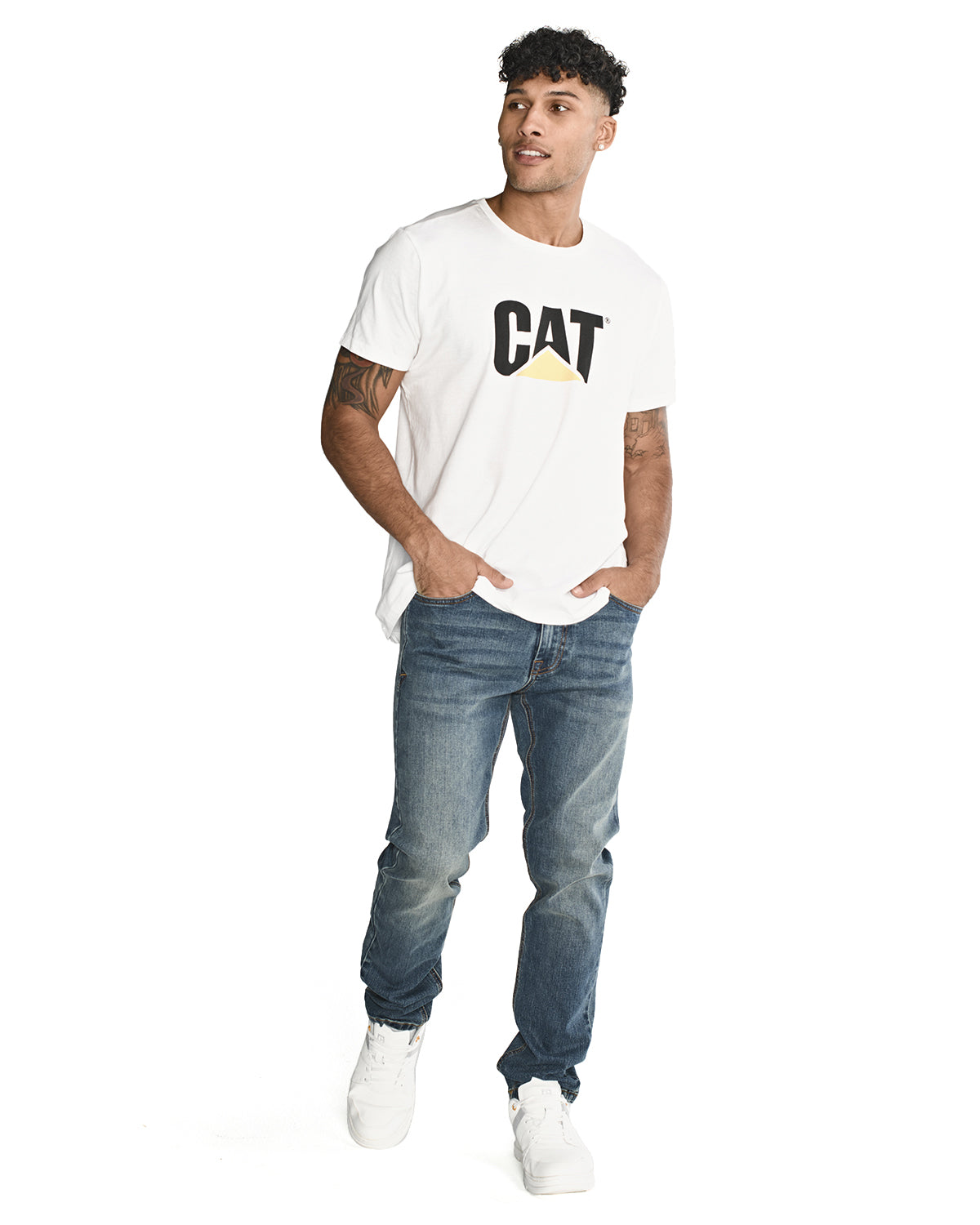 Jeans Casual Hombre ECO STRETCH DENIM SLIM AZUL CAT
