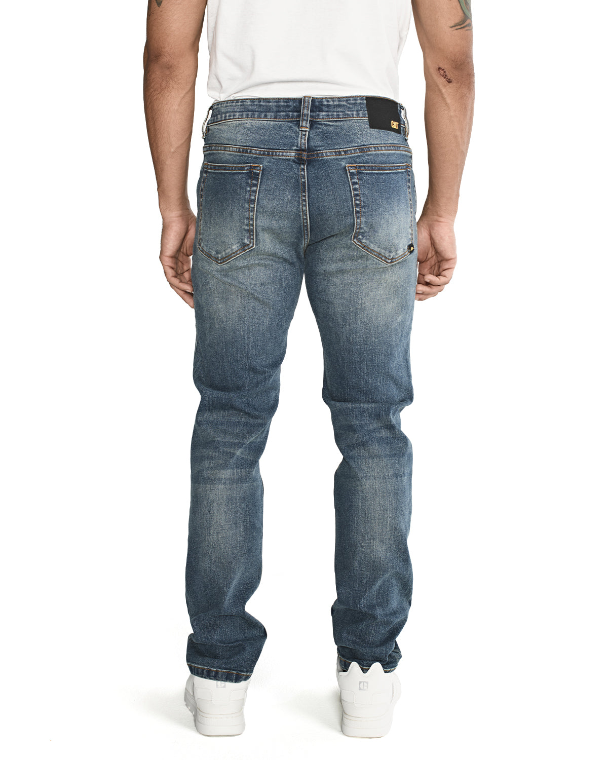 Jeans Casual Hombre ECO STRETCH DENIM SLIM AZUL CAT
