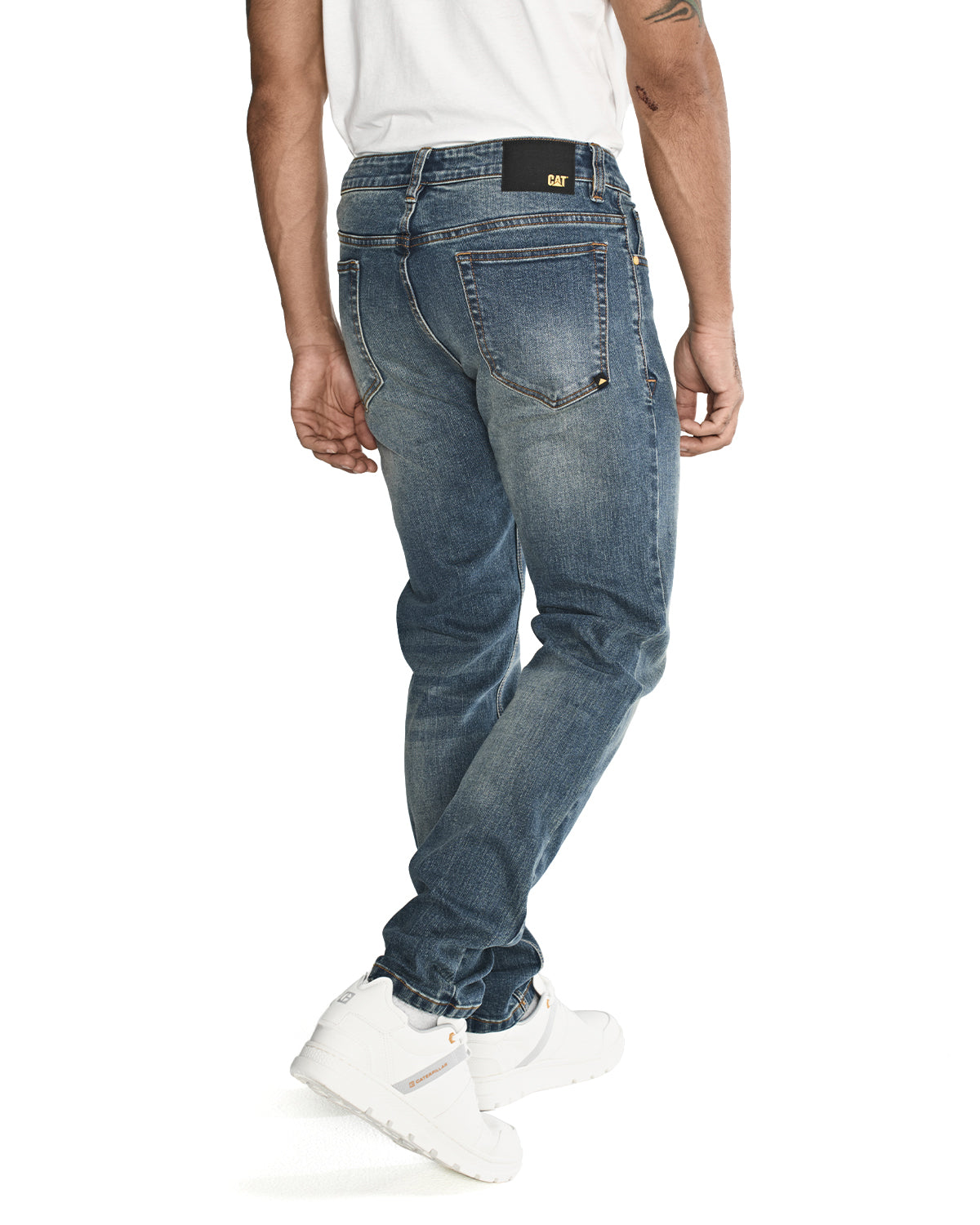 Jeans Casual Hombre ECO STRETCH DENIM SLIM AZUL CAT