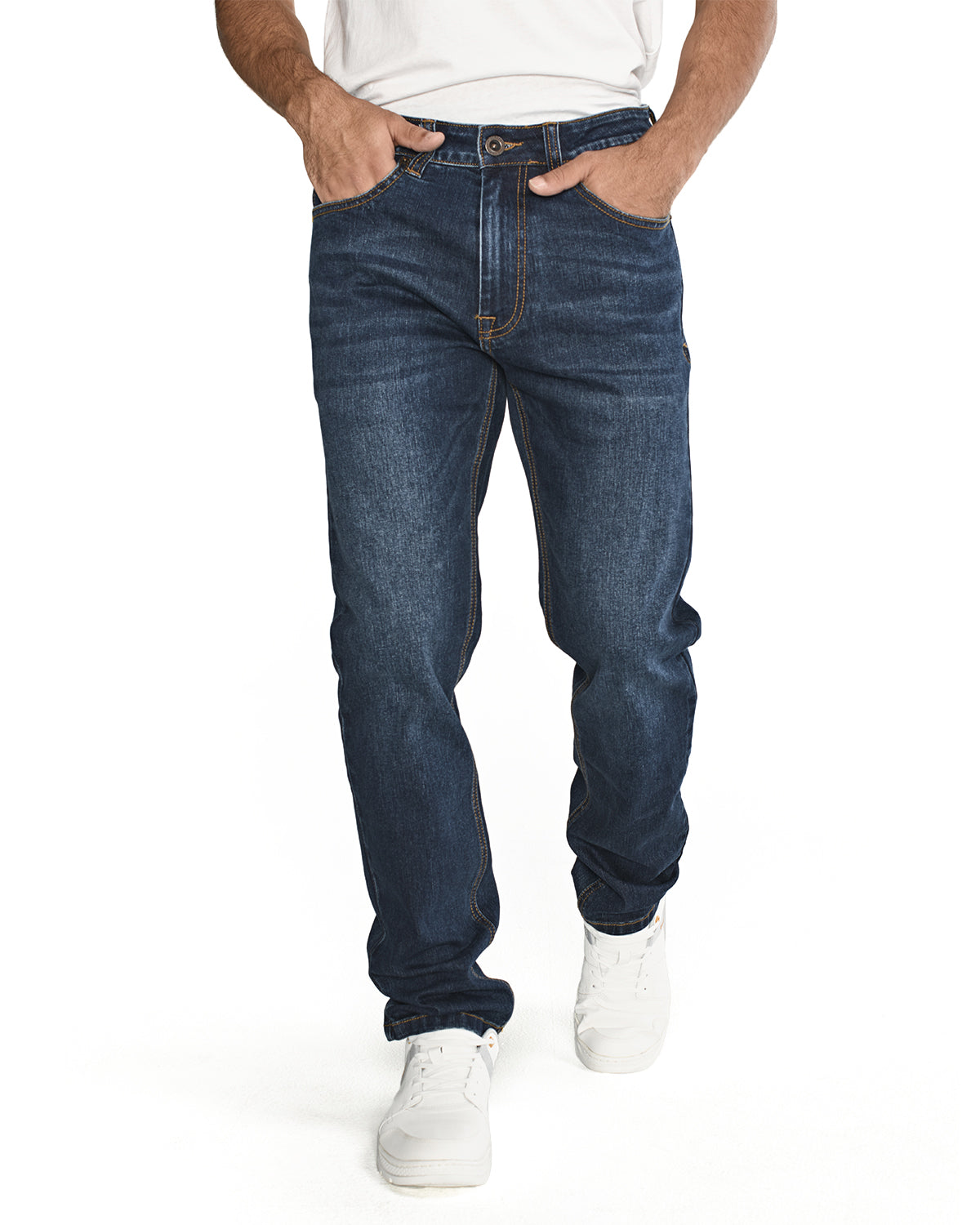 Jeans Casual Hombre ECO STRETCH DENIM SLIM AZUL CAT