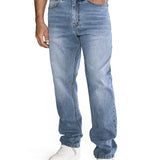 Jeans Denim Hombre Eco Stretch Denim Straight Gris Cat