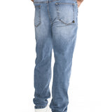 Jeans Denim Hombre Eco Stretch Denim Straight Gris Cat