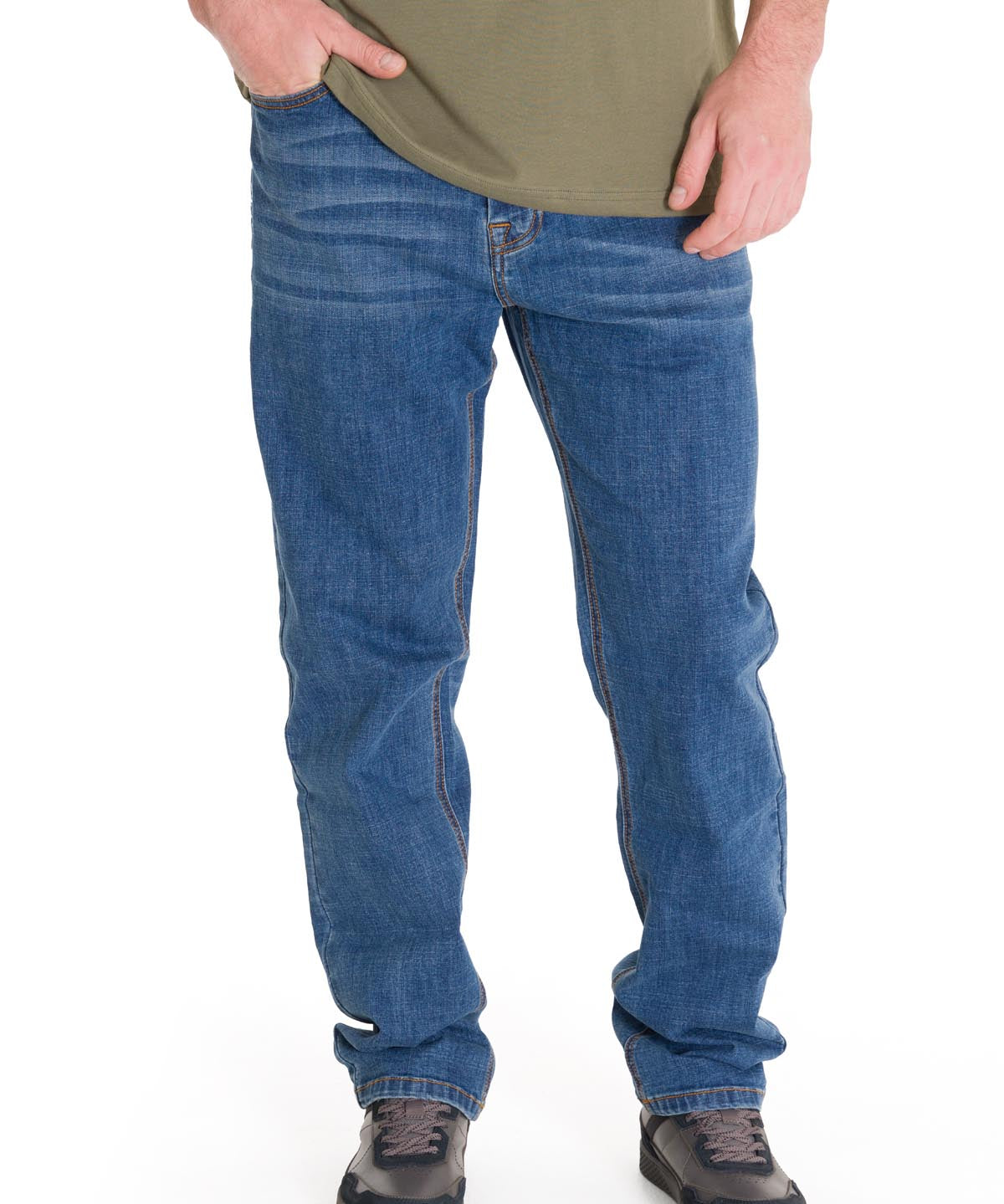 Jeans Denim Hombre Coolmax Denim Slim Gris Cat