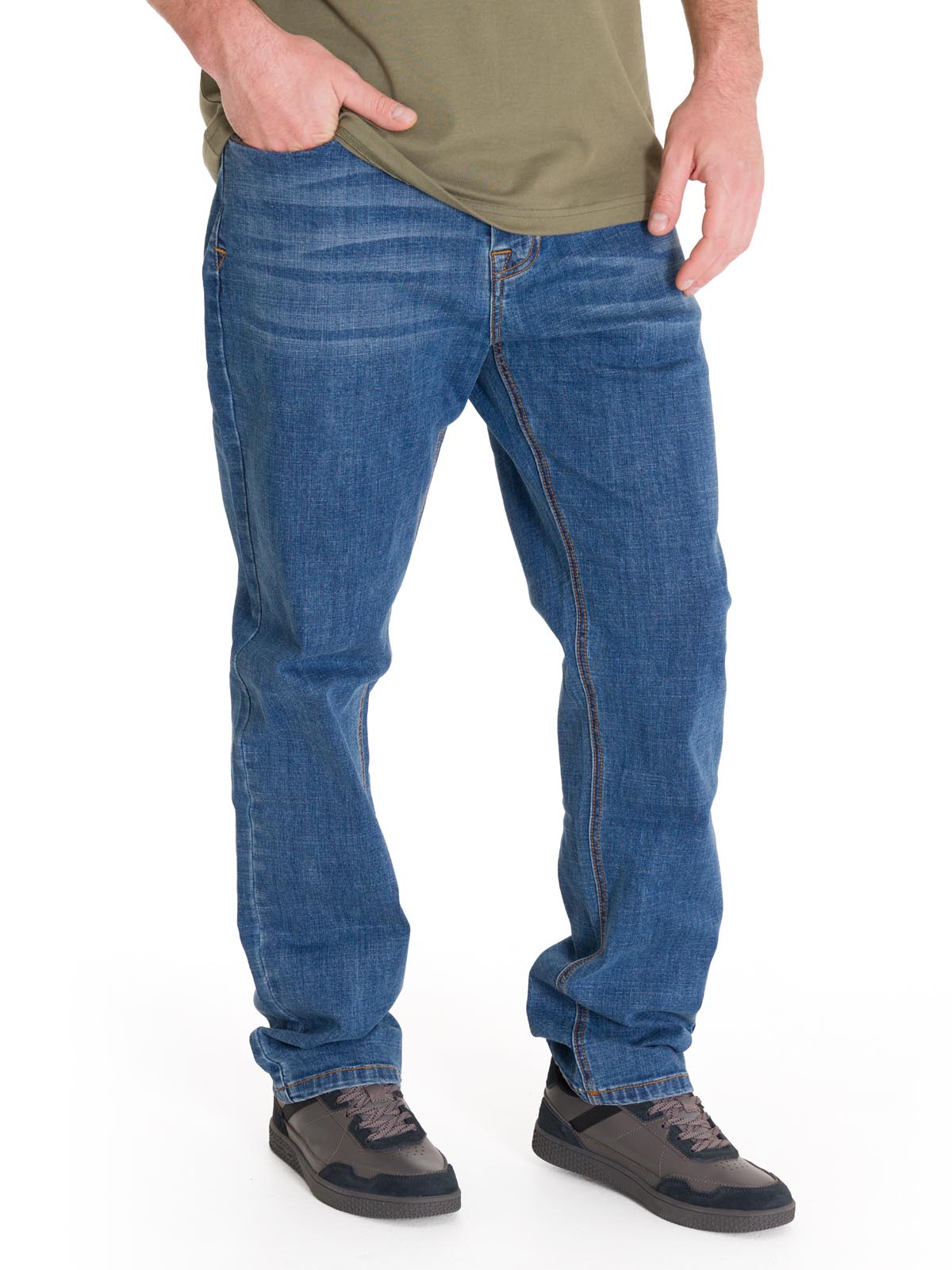 Jeans Denim Hombre Coolmax Denim Slim Gris Cat