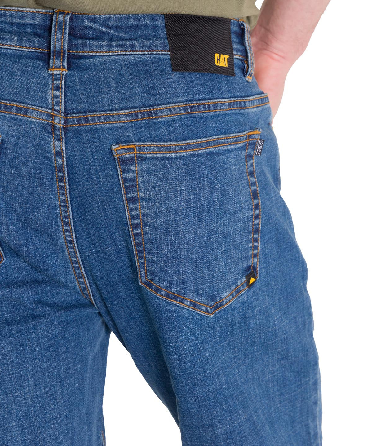 Jeans Denim Hombre Coolmax Denim Slim Gris Cat