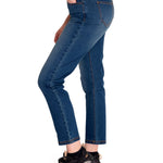 Jeans Denim Mujer Triblend Stretch Denim High-Rise Straight Rojo Cat