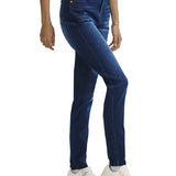 Jeans Denim Mujer Triblend Stretch Denim Mid-Rise Skinny Verde Cat
