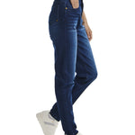 Jeans Denim Mujer Triblend Stretch Denim Mid-Rise Skinny Verde Cat